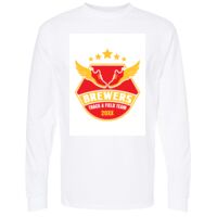 Unisex Gold Soft Touch Long Sleeve T-Shirt Thumbnail