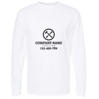 Gold Soft Touch Long Sleeve T-Shirt Thumbnail