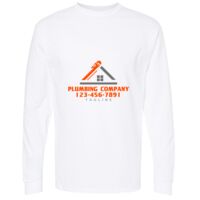 Gold Soft Touch Long Sleeve T-Shirt Thumbnail