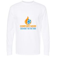 Gold Soft Touch Long Sleeve T-Shirt Thumbnail