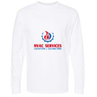 Gold Soft Touch Long Sleeve T-Shirt Thumbnail