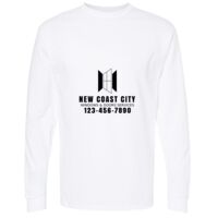 Gold Soft Touch Long Sleeve T-Shirt Thumbnail