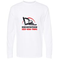 Gold Soft Touch Long Sleeve T-Shirt Thumbnail