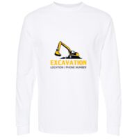 Gold Soft Touch Long Sleeve T-Shirt Thumbnail