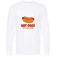 Gold Soft Touch Long Sleeve T-Shirt Thumbnail