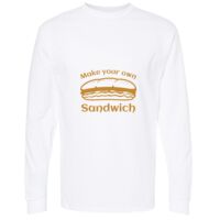 Gold Soft Touch Long Sleeve T-Shirt Thumbnail