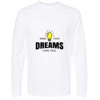 Gold Soft Touch Long Sleeve T-Shirt Thumbnail