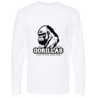 Gold Soft Touch Long Sleeve T-Shirt Thumbnail