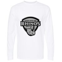Gold Soft Touch Long Sleeve T-Shirt Thumbnail