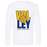 Gold Soft Touch Long Sleeve T-Shirt Thumbnail