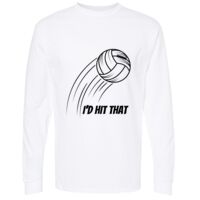 Gold Soft Touch Long Sleeve T-Shirt Thumbnail