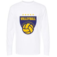Gold Soft Touch Long Sleeve T-Shirt Thumbnail