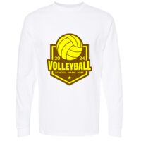 Gold Soft Touch Long Sleeve T-Shirt Thumbnail