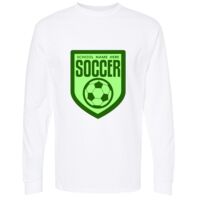 Gold Soft Touch Long Sleeve T-Shirt Thumbnail