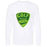 Gold Soft Touch Long Sleeve T-Shirt Thumbnail