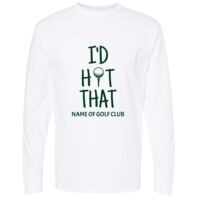 Gold Soft Touch Long Sleeve T-Shirt Thumbnail