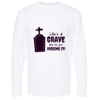 Gold Soft Touch Long Sleeve T-Shirt Thumbnail