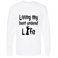 Gold Soft Touch Long Sleeve T-Shirt Thumbnail