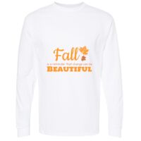 Gold Soft Touch Long Sleeve T-Shirt Thumbnail