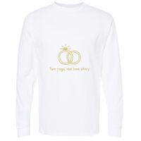 Gold Soft Touch Long Sleeve T-Shirt Thumbnail