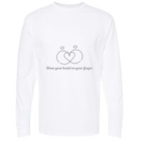Gold Soft Touch Long Sleeve T-Shirt Thumbnail