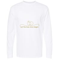 Gold Soft Touch Long Sleeve T-Shirt Thumbnail