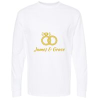 Gold Soft Touch Long Sleeve T-Shirt Thumbnail