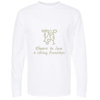 Gold Soft Touch Long Sleeve T-Shirt Thumbnail