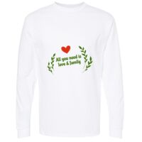 Gold Soft Touch Long Sleeve T-Shirt Thumbnail