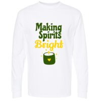 Gold Soft Touch Long Sleeve T-Shirt Thumbnail