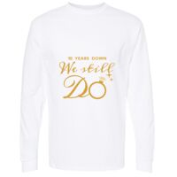 Gold Soft Touch Long Sleeve T-Shirt Thumbnail