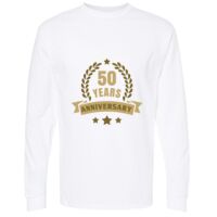 Gold Soft Touch Long Sleeve T-Shirt Thumbnail