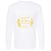 Gold Soft Touch Long Sleeve T-Shirt Thumbnail