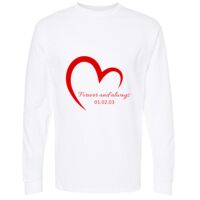 Gold Soft Touch Long Sleeve T-Shirt Thumbnail