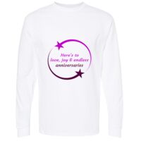 Gold Soft Touch Long Sleeve T-Shirt Thumbnail