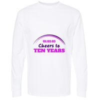 Gold Soft Touch Long Sleeve T-Shirt Thumbnail