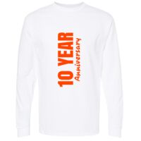Gold Soft Touch Long Sleeve T-Shirt Thumbnail