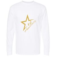 Gold Soft Touch Long Sleeve T-Shirt Thumbnail