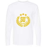 Gold Soft Touch Long Sleeve T-Shirt Thumbnail