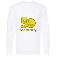 Gold Soft Touch Long Sleeve T-Shirt Thumbnail
