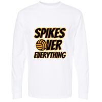 Gold Soft Touch Long Sleeve T-Shirt Thumbnail