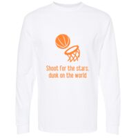 Gold Soft Touch Long Sleeve T-Shirt Thumbnail