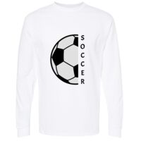 Gold Soft Touch Long Sleeve T-Shirt Thumbnail