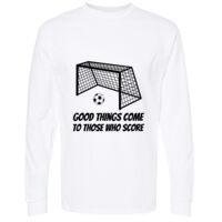 Gold Soft Touch Long Sleeve T-Shirt Thumbnail