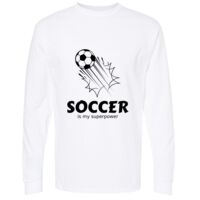 Gold Soft Touch Long Sleeve T-Shirt Thumbnail