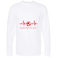 Gold Soft Touch Long Sleeve T-Shirt Thumbnail