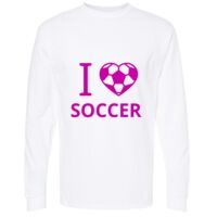 Gold Soft Touch Long Sleeve T-Shirt Thumbnail
