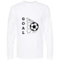 Gold Soft Touch Long Sleeve T-Shirt Thumbnail