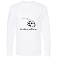 Gold Soft Touch Long Sleeve T-Shirt Thumbnail