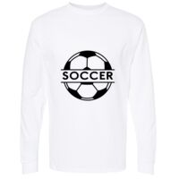Gold Soft Touch Long Sleeve T-Shirt Thumbnail